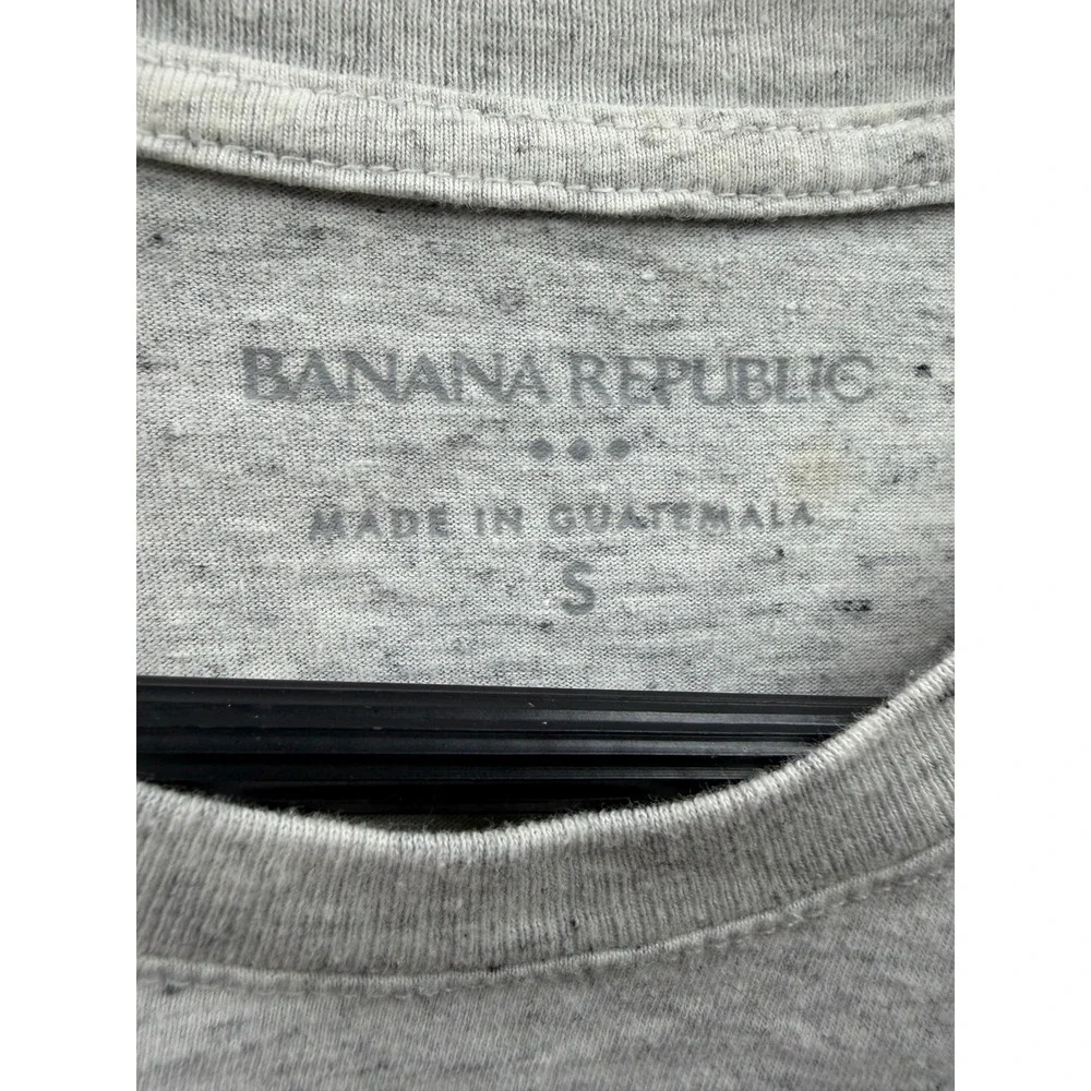 Banana Republic‎ Graphic T-Shirt Mens Grey Vintage Car Interior Small